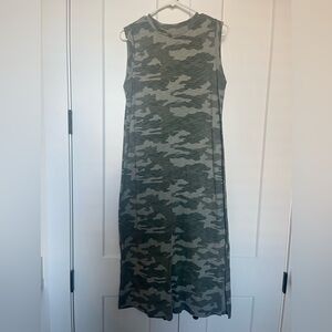 Camo print tshirt dress size small